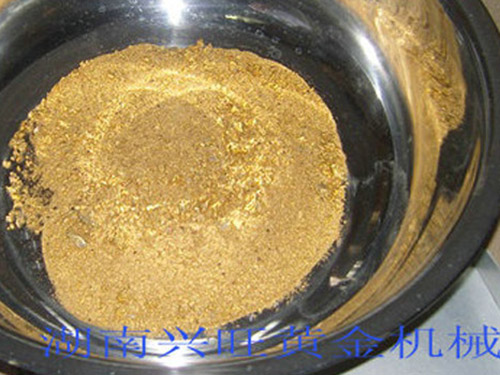 微細金-收金現場